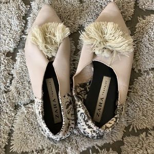 Zara pointed flats